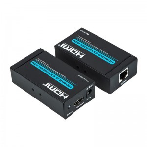 V2.0 HDMI-удлинитель 60 м. Поддержка одного кабеля Cat5e \/ 6 Ultra HD 4Kx2K при 60 Гц HDCP2.2