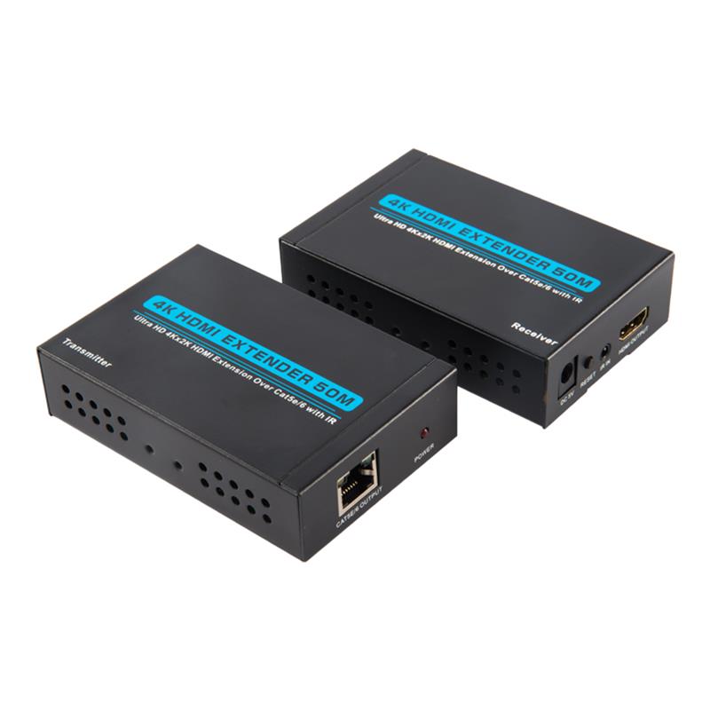 V1.4 4K HDMI Extender 50 м через один кабель cat5e \/ 6 Поддержка Ultra HD 4Kx2K \/ 30 Гц