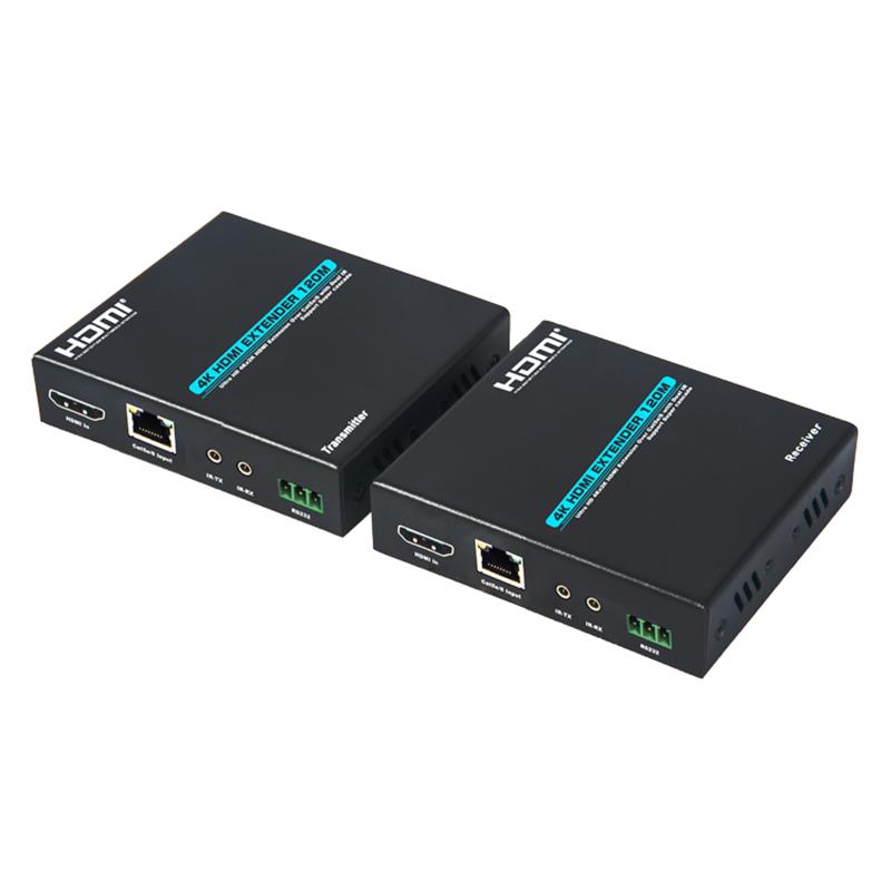 V1.4 4K HDMI расширитель, 120m, поддержка одного кабеля cat5e / 6, ультравысокая очистка 4kx2K / 30Hz