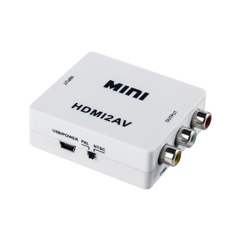 Конвертер Mini Size HDMI в AV \/ RCA 1080P