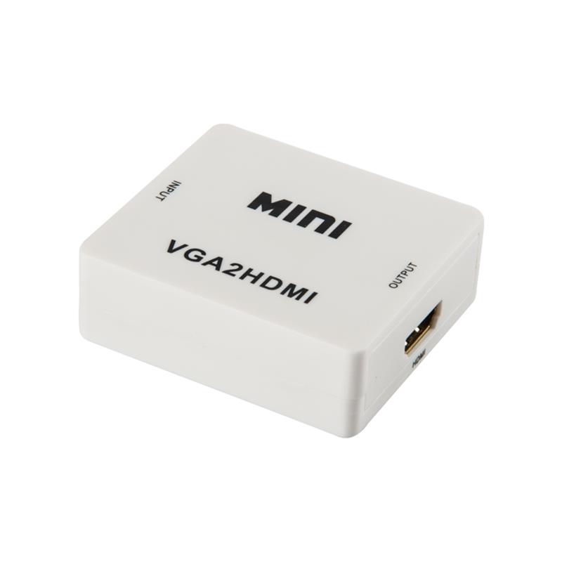 малый VGA + аудио до HDMI