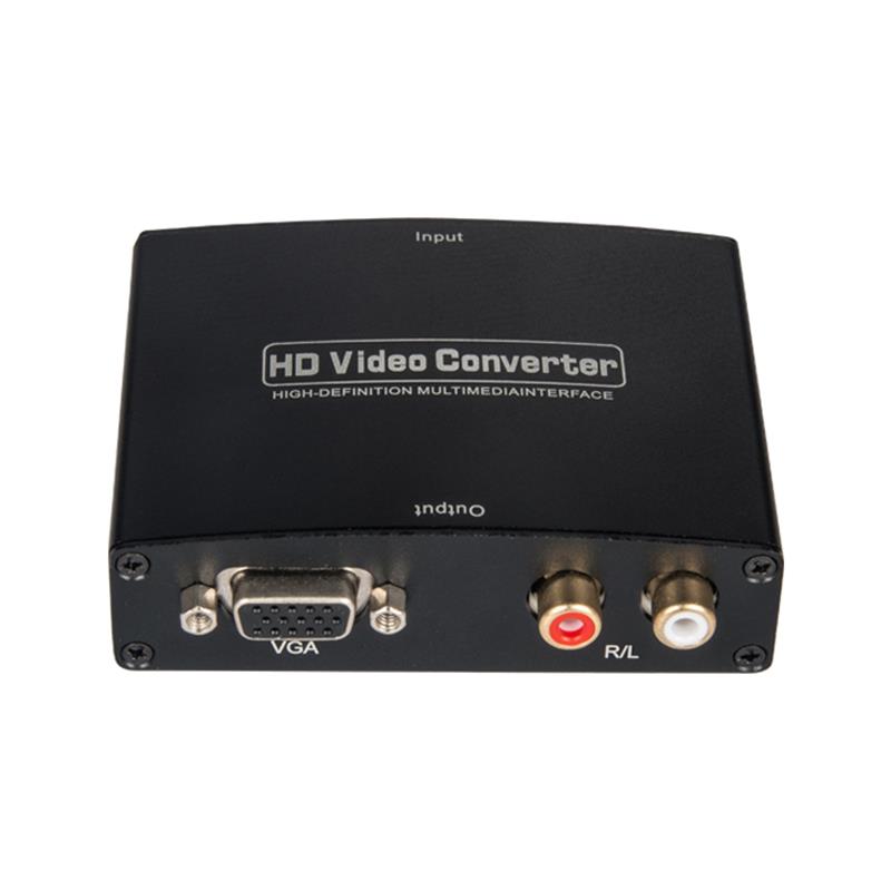 HDMI TO VGA + R \/ L AUDIO Аудио конвертер 1080P