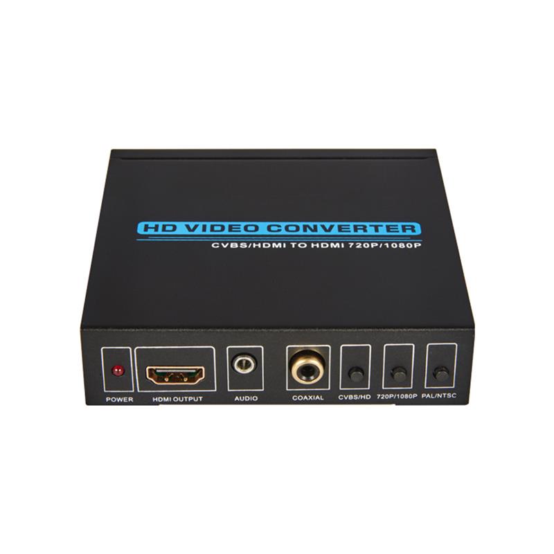 AV \/ CVBS + преобразователь HDMI TO HDMI UP SCALER (720P \/ 1080P)