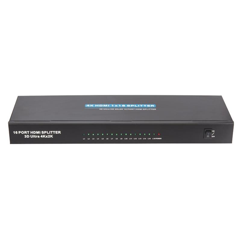 4K 16 портов HDMI 1x16 Splitter Поддержка 3D Ultra HD 4Kx2K \/ 30 Гц