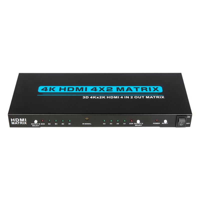 V1.4 Матрица HDMI 4x2 4K \/ 30 Гц с поддержкой EDID 3D Ultra HD 4Kx2K