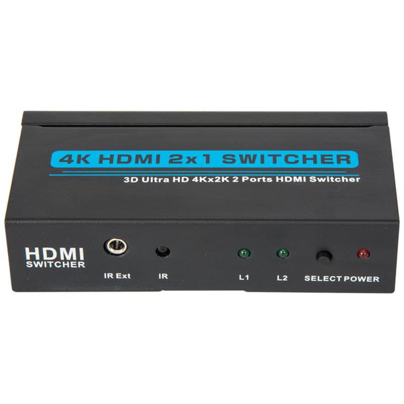 V1.4 4K \/ 30 Гц HDMI 2x1 Switcher Поддержка 3D Ultra HD 4K * 2K \/ 30 Гц