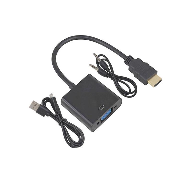 1080P HDMI - VGA 15 - сантиметровый кабель, 3,5 - мм аудио, миниатюрный USB заряд