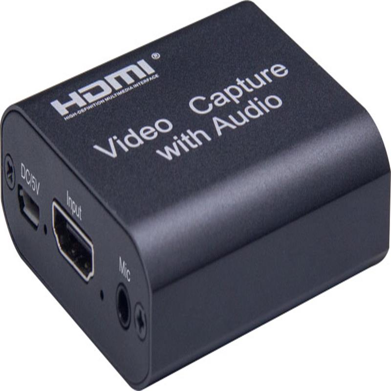 V1.4 Захват видео через HDMI с выходом HDMI, звук 3,5 мм
